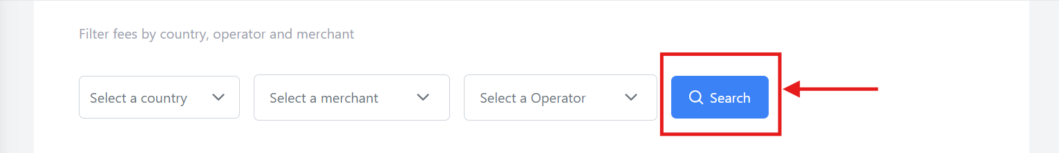 Search Merchant Fees