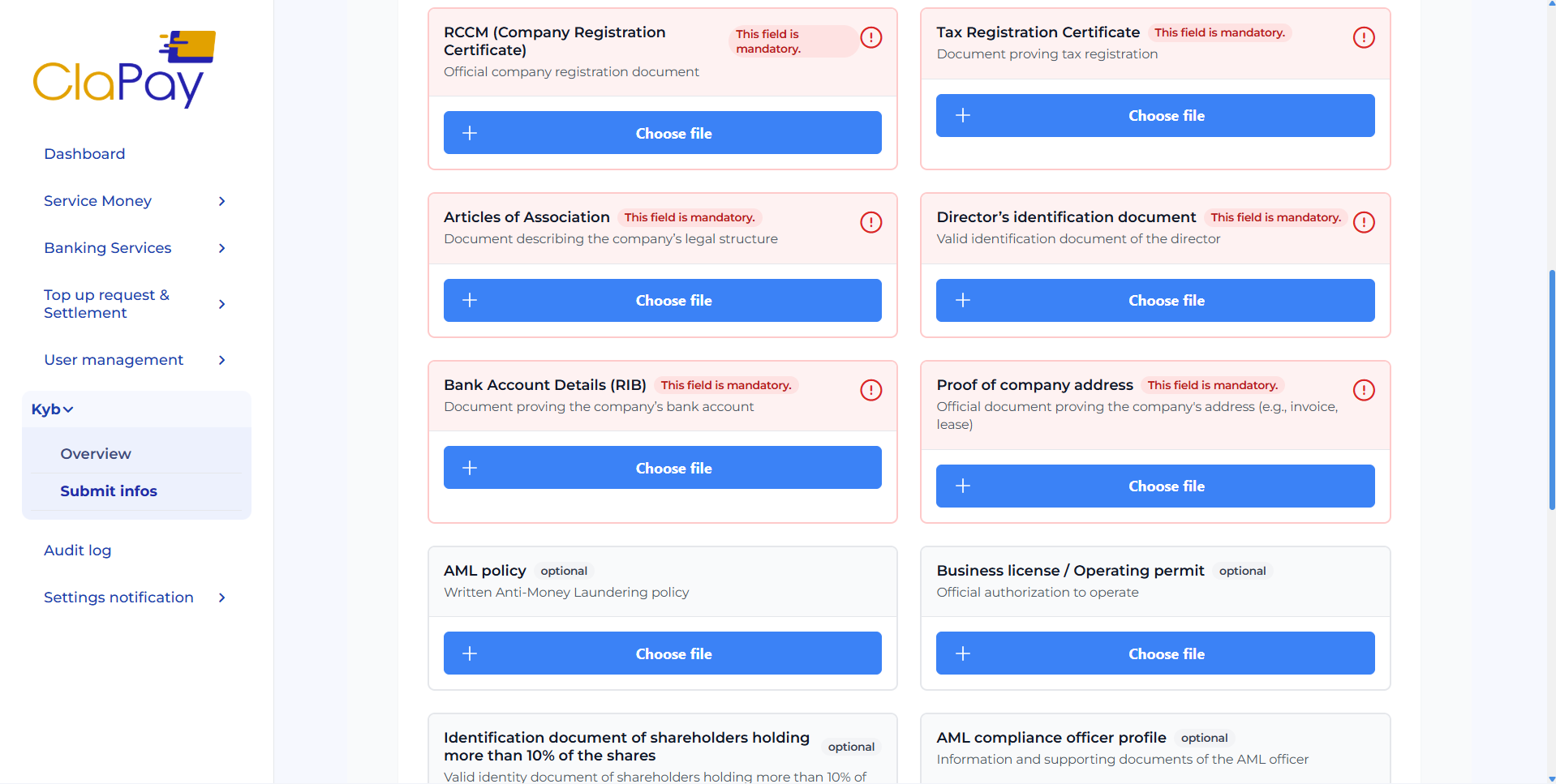 Supporting Documents