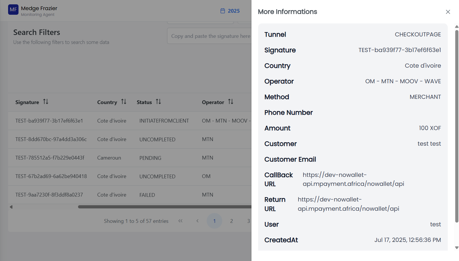 View Payment Link Details