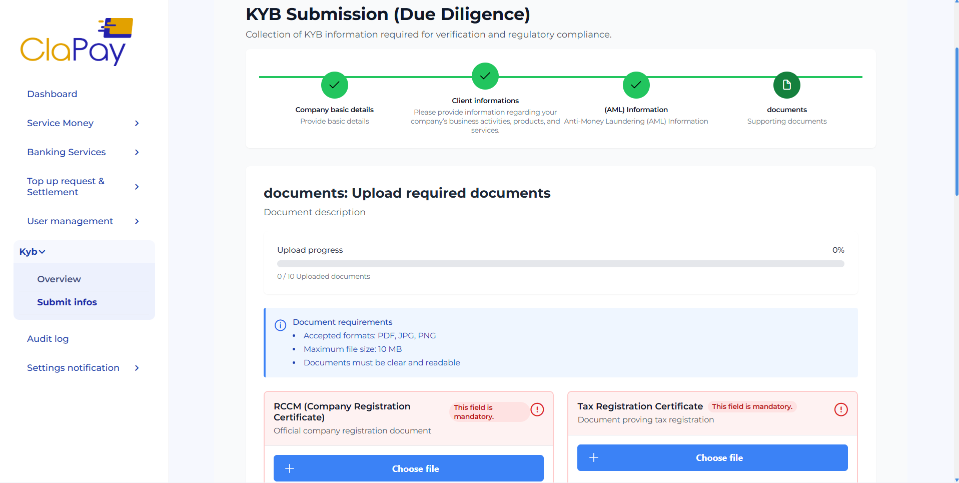 Supporting Documents